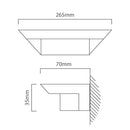 Eurolux Wall Light Ghost LED Grey/Graphite 7.5W 4000K - image 01