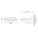 Eurolux Solar Wall Light Ghost Silver - image 01