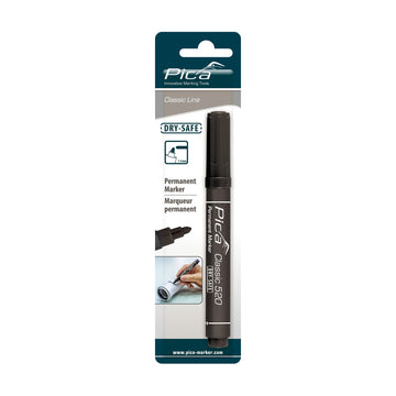 Pica Permanent Marker 1-4mm Round Tip Black Blister - image 01