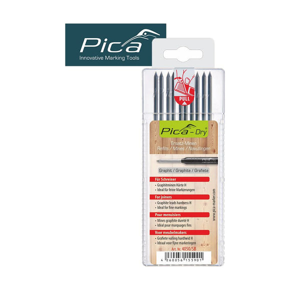 Pica Dry Refills 10 Piece Graphite H in Blister - image 01