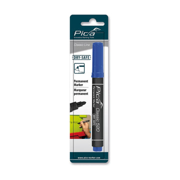 Pica Permanent Marker 1-4mm Round Tip Blue Blister - image 01