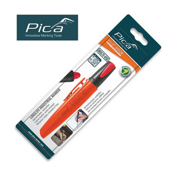 Pica Visor Permanent Marker 10mm Tip Red in Blister - image 01