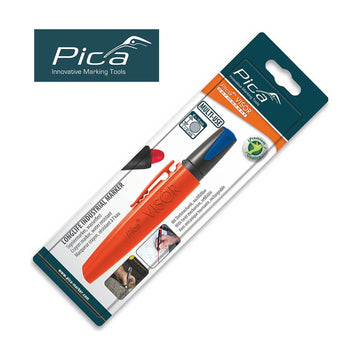 Pica Visor Permanent Marker 10mm Tip Blue in Blister - image 01