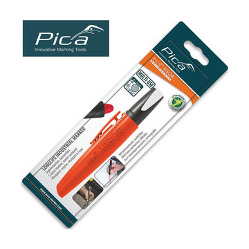Pica Visor Permanent Marker 10mm Tip White in Blister - image 01
