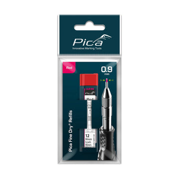 Pica Fine Dry Refill Set Red - Blister Version (12) - image 01