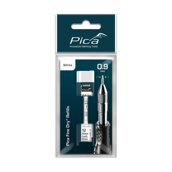 Pica Fine Dry Refill Set White - Blister Version (12) - image 01