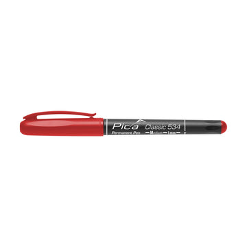 Pica Permanent Pen Red Medium Tip 1mm - image 01