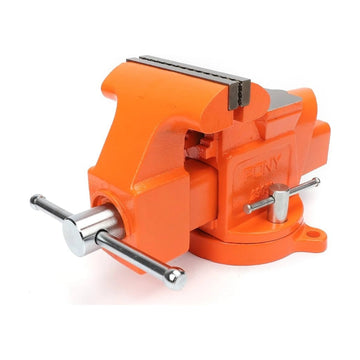 Pony 5' Heavy-Duty Workshop Bench Vice Swivel Base - image 01