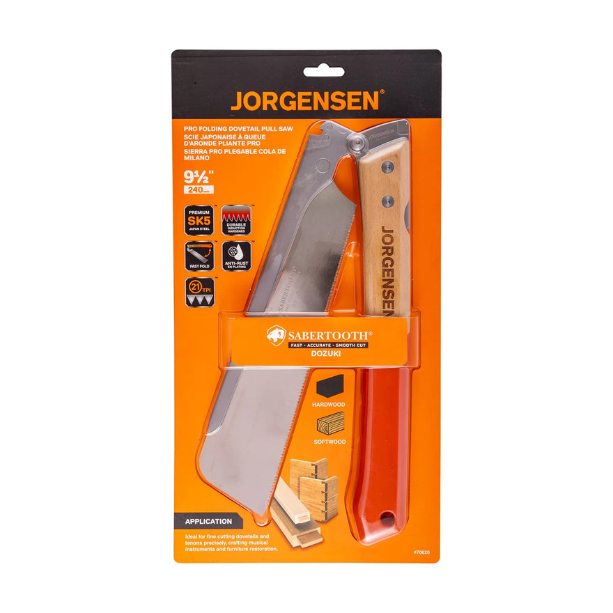 Jorgensen 240mm Folding Dovetail Pull Saw - image 01