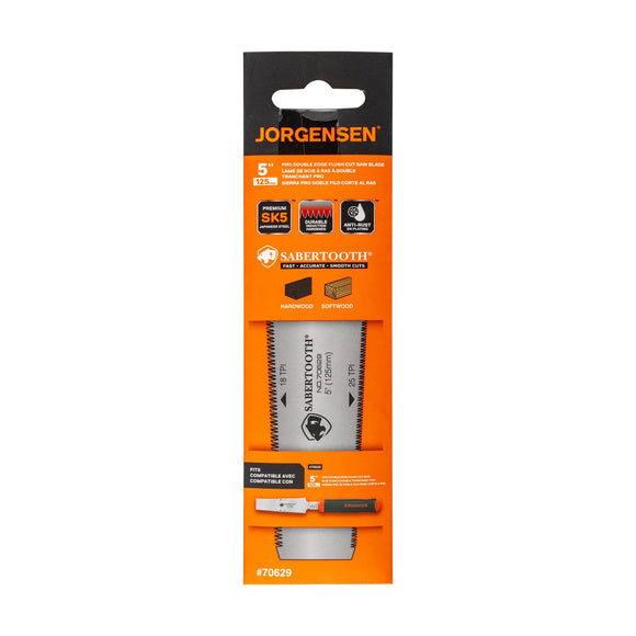 Jorgensen 125mm Pro Double Edge Flush Cut Saw Blade - image 01