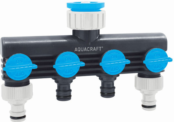 Aqua Fitt Tap Connector Multi Outlet AQ550634 in Garden & Outdoor