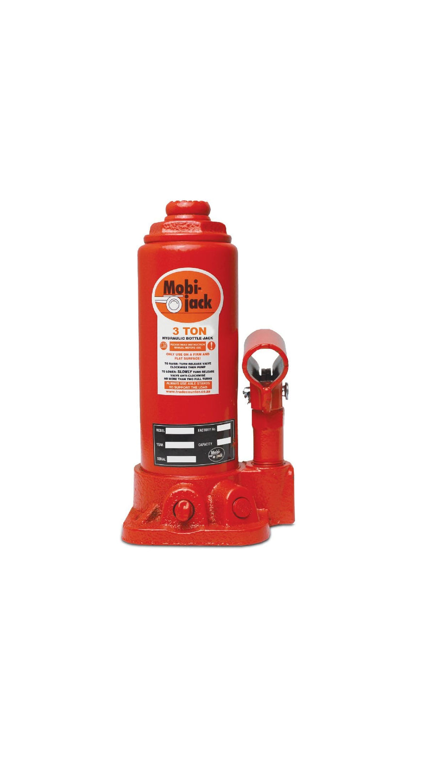 Mobi Bottle Jack 3 Ton Tested MOB2002T in Tools