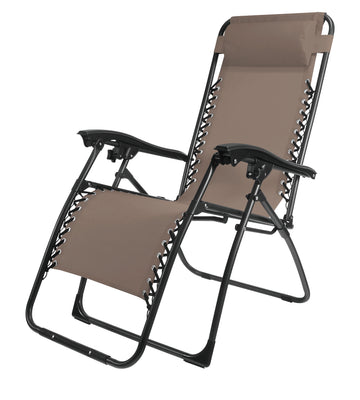 image of Relax Garden Chair with Pillow Taupe