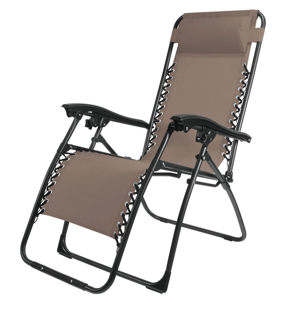 image of Relax Garden Chair with Pillow Taupe