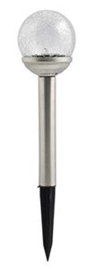 image of Outfit Solar Lamp Dia. 8 H34cm Stainless Steel