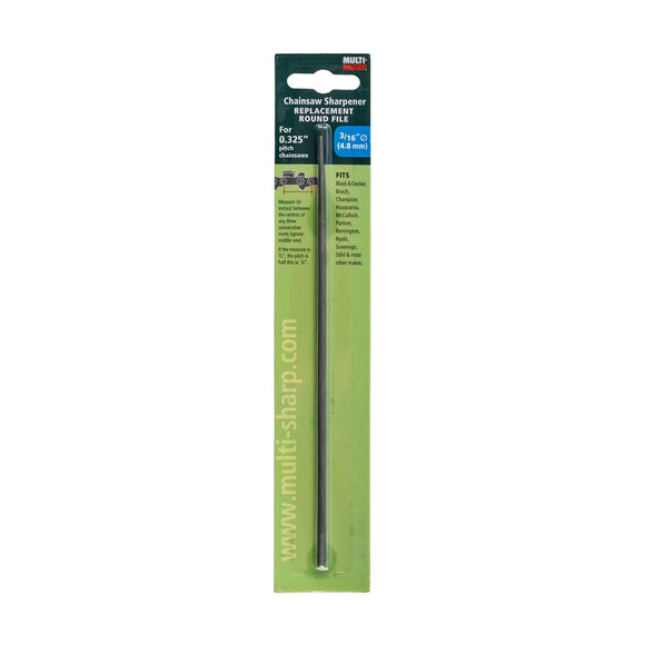 Multi-Sharp Replacement Round File 3/16' for MS1701E Chainsaw Sharpener - image 01