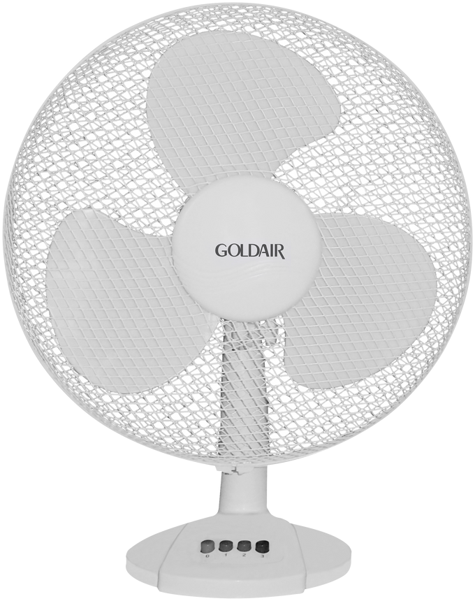 Goldair 30cm Oscillating Desk Fan