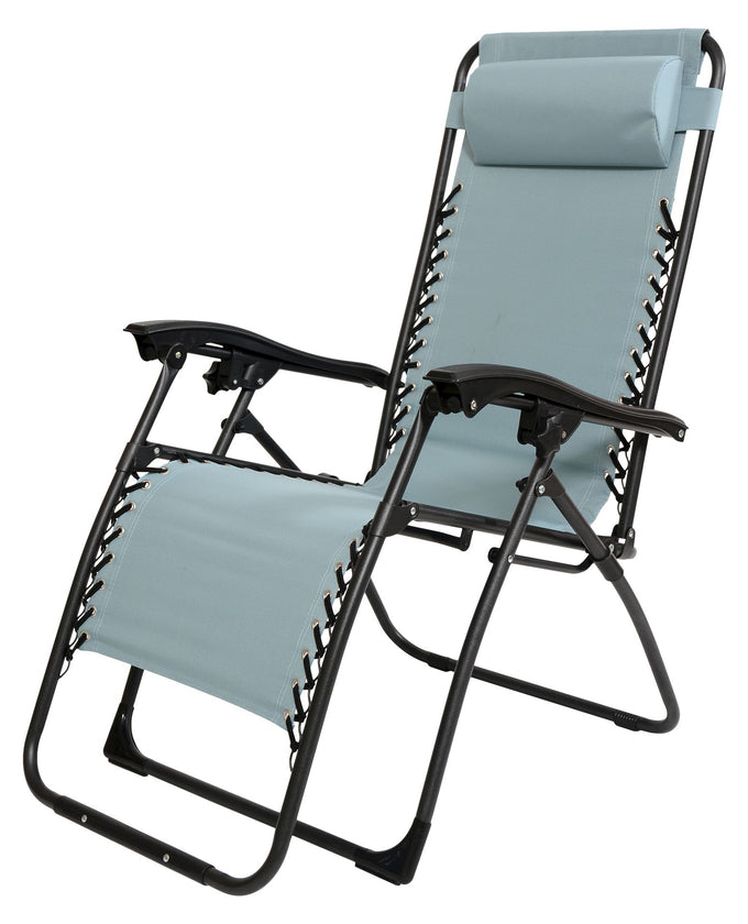 image of Relax Garden Chair with Pillow Blue