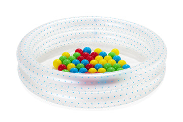 image of Bestway 2-Ring Ball Pit Play Swimming Pool 73L Dia. 91cm x H20cm