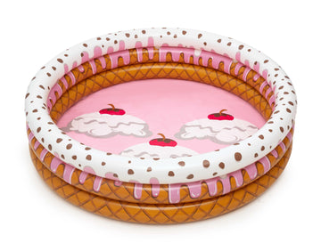 image of Bestway Sundae Funday Kiddie Swimming Pool-390L Dia. 1.60m x H38cm