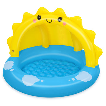 image of Bestway Sunny Days Shaded Kiddie Swimming Pool 1.01m x 97cm x 71cm