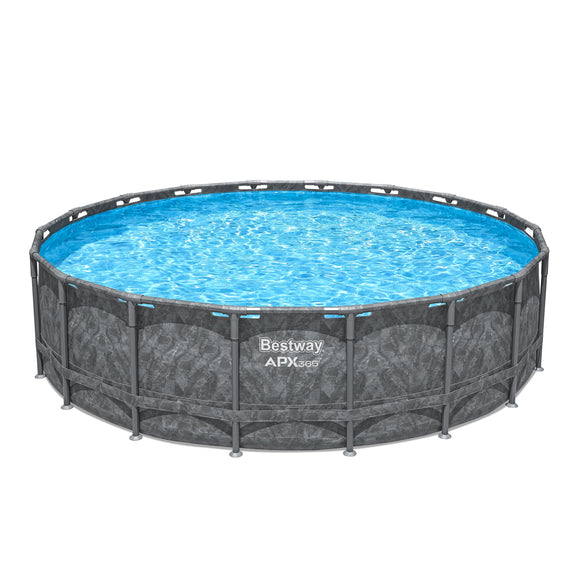image of Bestway APX365 Round Pool Set with Sand Filter 26000L 5.49m x 1.32m