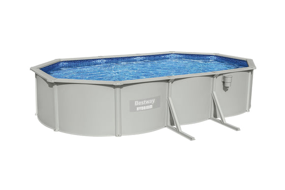 image of Bestway Hydrium Oval Pool Set 19929L with Sand Filter  6.10m x 3.66m x 1.22m