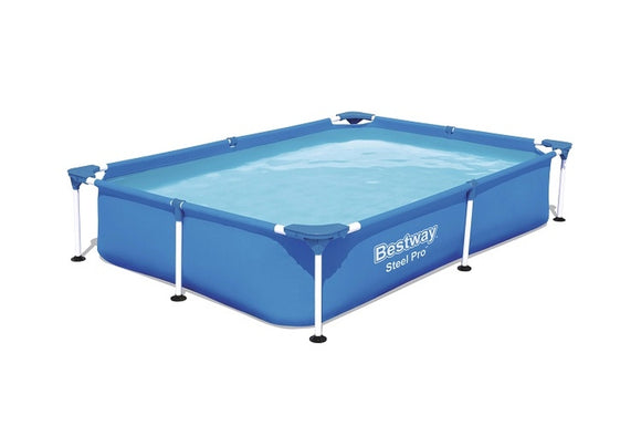 image of Bestway Steel Pro Pool 1200L No Pump and Filter 2.21m x 1.50m x 43cm