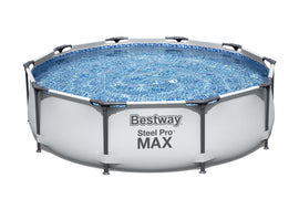 image of Bestway Steel Pro Max Frame Pool Grey 4678L No Pump 3.05m x 76cm