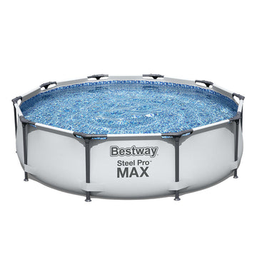 image of Bestway Steel Pro Max Frame Swimming Pool Set Grey 4678L 3.05m x 76cm
