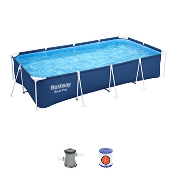 image of Bestway Steel Pro Frame Swimming Pool Set 5700L 400cm x 211cm x 81cm