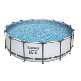 image of Bestway Steel Pro Max Frame Swimming Pool Set Grey 16015L 4.57m x 1.22m