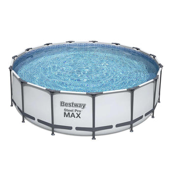 image of Bestway Steel Pro Max Frame Swimming Pool Set Grey 16015L 4.57m x 1.22m