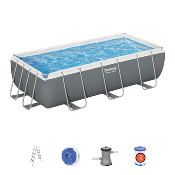 image of Bestway Steel Pro Max Rectangular Frame Swimming Pool Set 6478L 4.04m x 2.01m x 1.00m