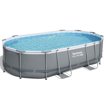 image of Bestway Steel Pro Max Oval Swimming Pool Set 10949L 4.88m x 3.05m x 1.07m