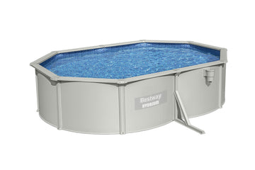 image of Bestway Hydrium Oval Pool Set 16296L with Sand Filter 5.00m x 3.60m x 1.20m