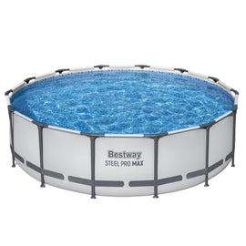 image of Bestway Steel Pro Max Pool Set 13030L with 1.07m Ladder 4.27m x 1.07m