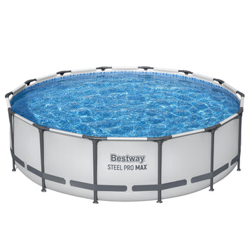 image of Bestway Steel Pro Max Pool Set 13030L with 1.07m Ladder 4.27m x 1.07m