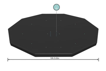 image of Bestway Frame Pool Cover 3.05m