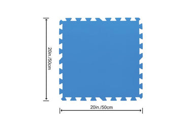 image of Bestway Swimming Pool Floor Protector Set of 9 Mats 50 x 50cm