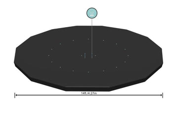 image of Bestway PVC Frame Pool Cover 427cm