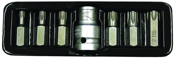 Image of Yato Torx Bit Set 7Pc T25 - T55