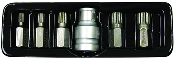 Image of Yato Spline Bit Set 6Pc M5-M12