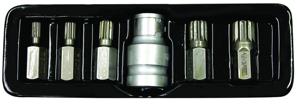 Image of Yato Spline Bit Set 6Pc M5-M12