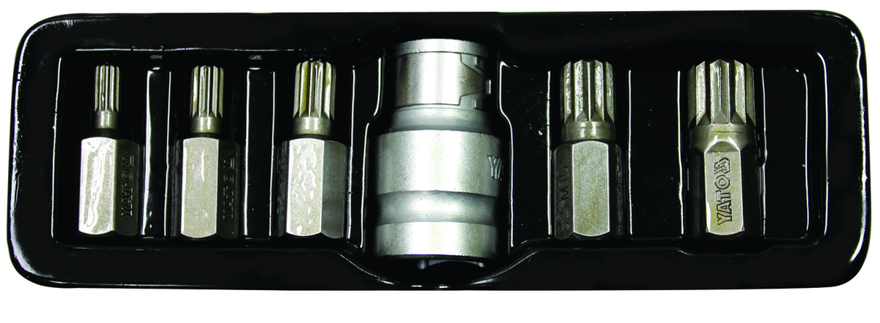 Image of Yato Spline Bit Set 6Pc M5-M12