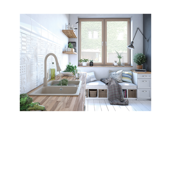 Laveo Celia Granite Sink 2 Bowl