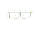 Laveo Celia Granite Sink 2 Bowl-10