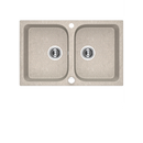 Laveo Celia Granite Sink 2 Bowl-1