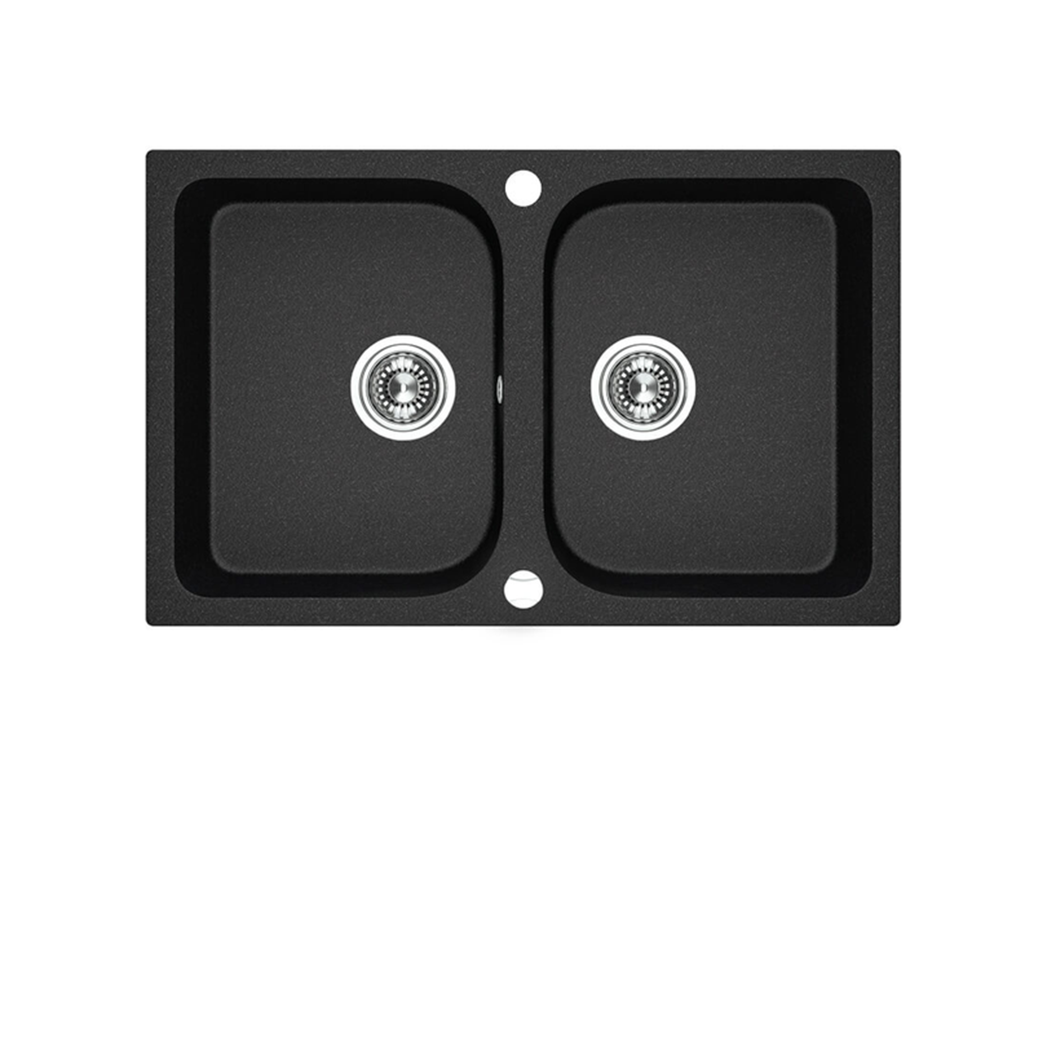 Buy black Laveo Celia Granite Sink 2 Bowl