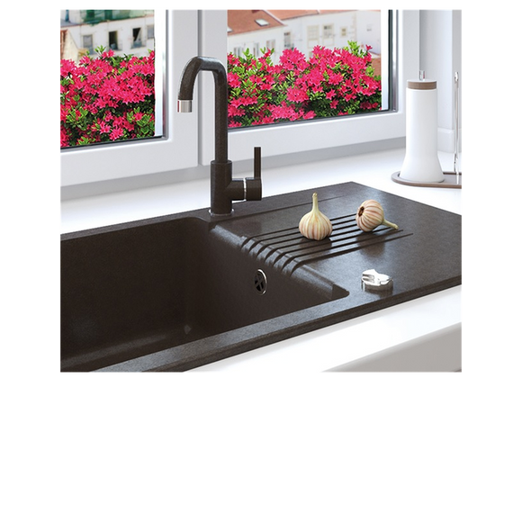 Laveo Celia Granite Sink 1 Bowl with Drainer